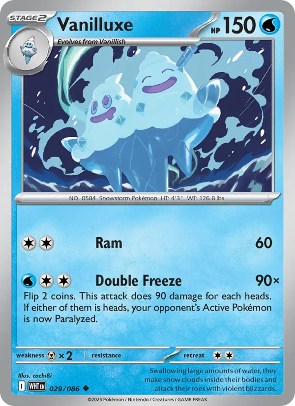 Vanilluxe #029 — White Flare