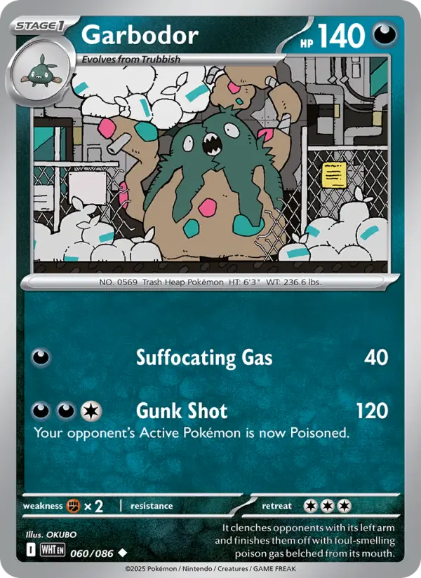 Garbodor #060 — White Flare