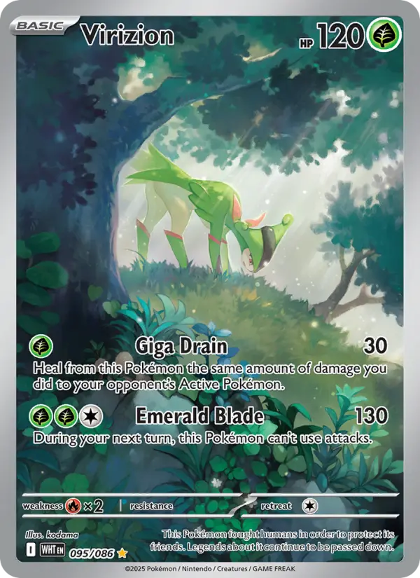 Virizion #095 — White Flare