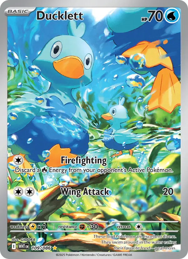 Ducklett #109 — White Flare