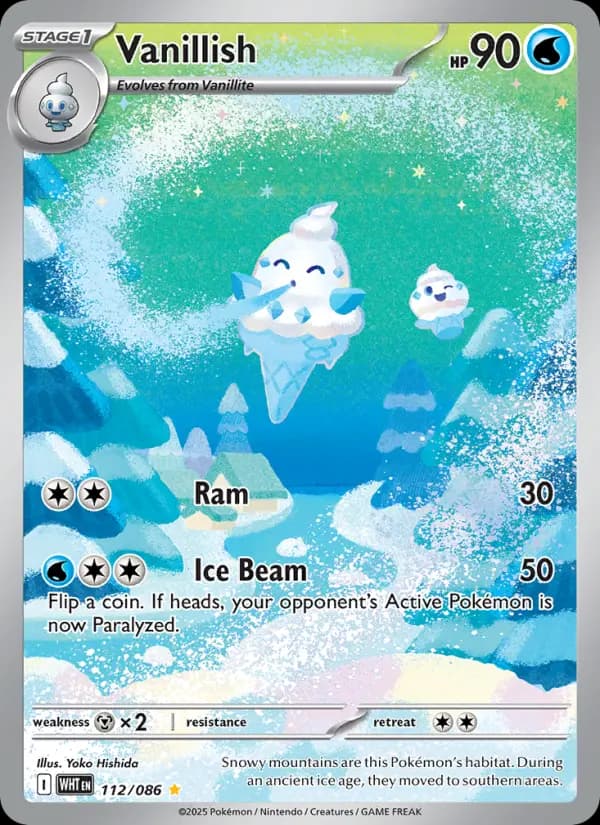 Vanillish #112 — White Flare