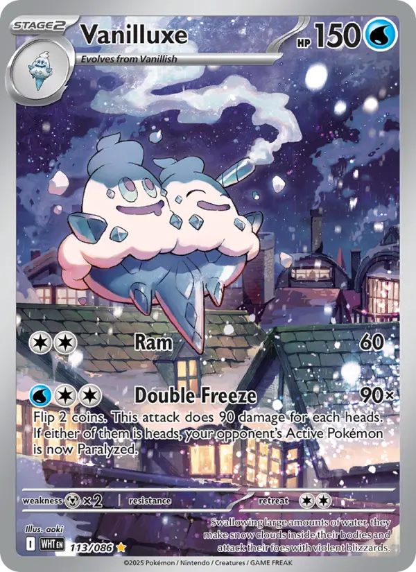 Vanilluxe #113 — White Flare