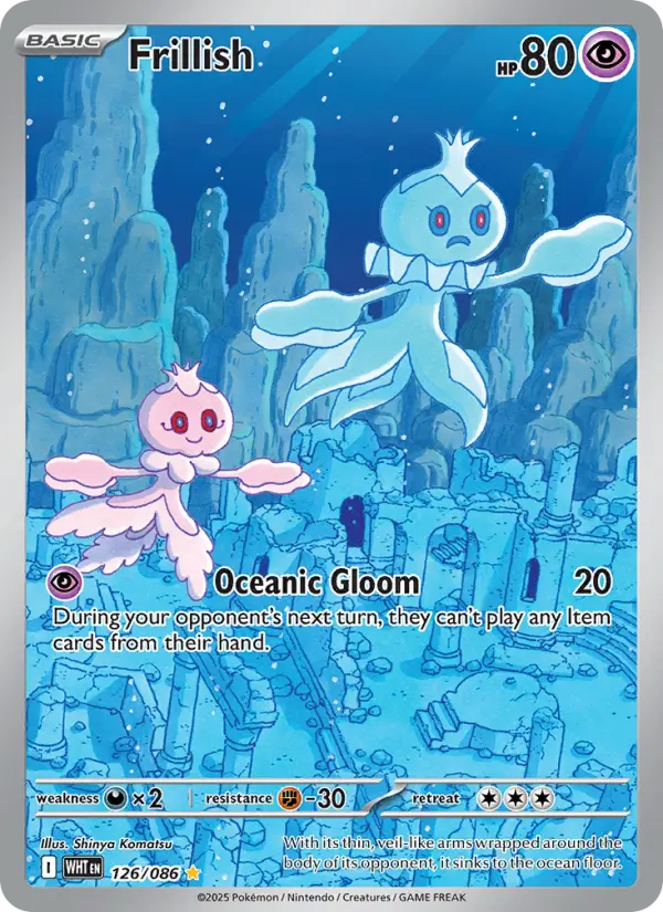 Frillish #126 — White Flare