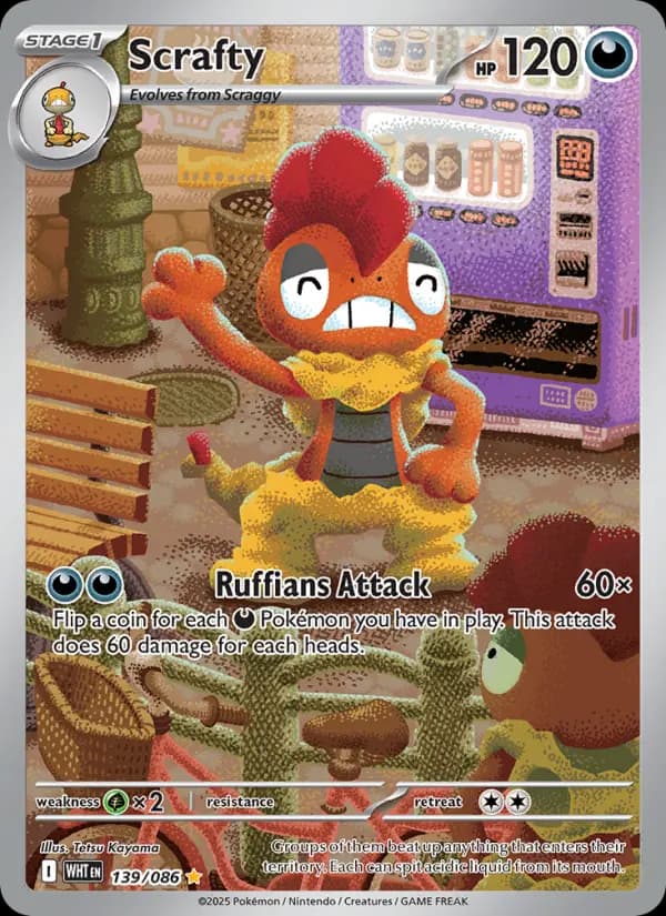 Scrafty #139 — White Flare
