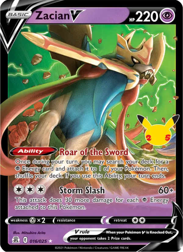 Zacian V #16 — Celebrations
