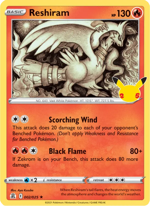 Reshiram #2 — Celebrations