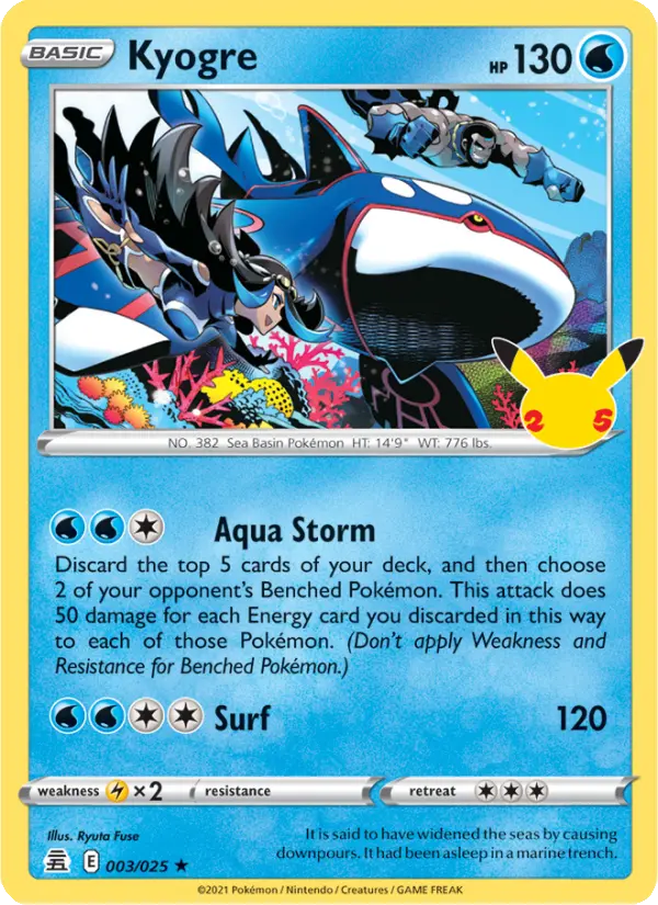 Kyogre #3 — Celebrations