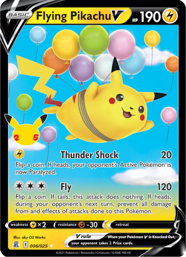 Flying Pikachu V #6 — Celebrations