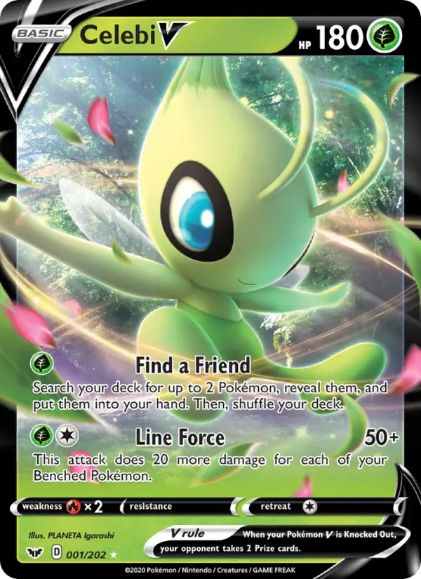 Celebi V #1 — Sword & Shield