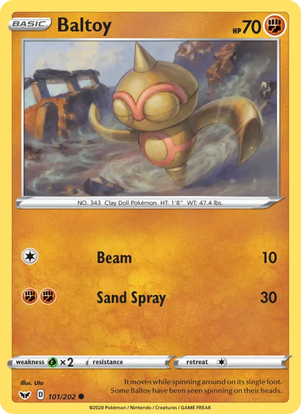 Baltoy #101 — Sword & Shield