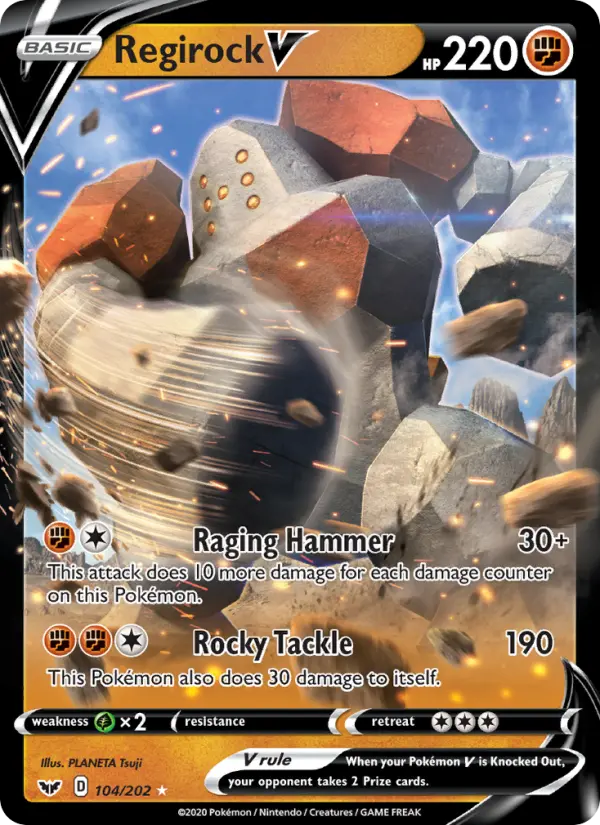 Regirock V #104 — Sword & Shield