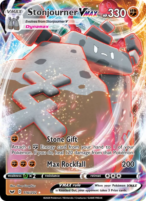 Stonjourner VMAX #116 — Sword & Shield