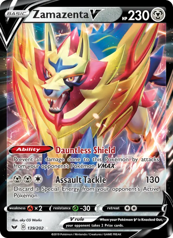 Zamazenta V #139 — Sword & Shield
