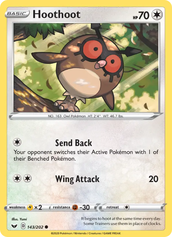 Hoothoot #143 — Sword & Shield