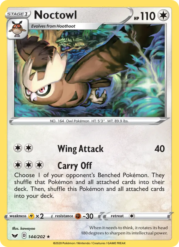 Noctowl #144 — Sword & Shield