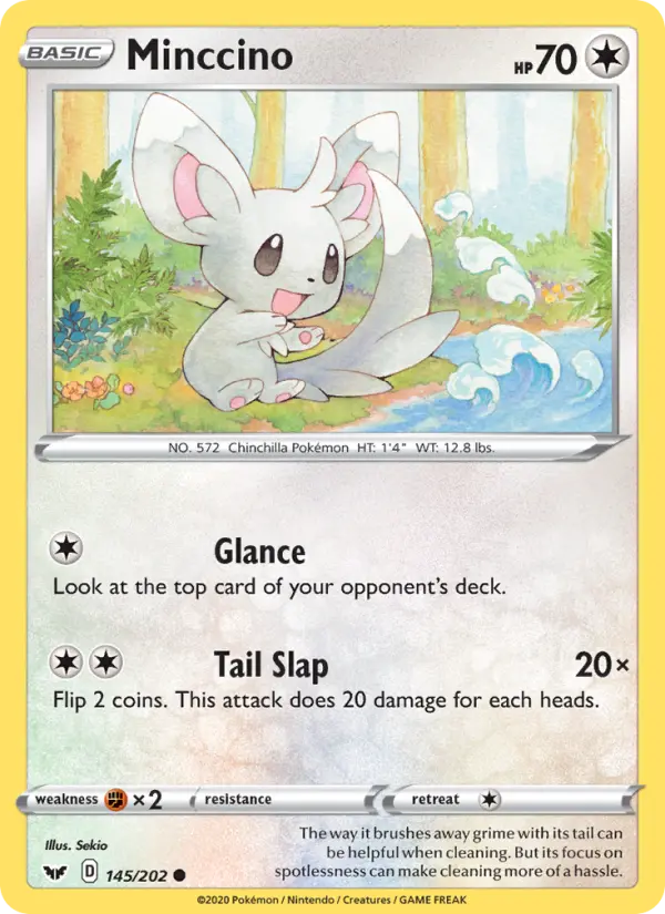 Minccino #145 — Sword & Shield