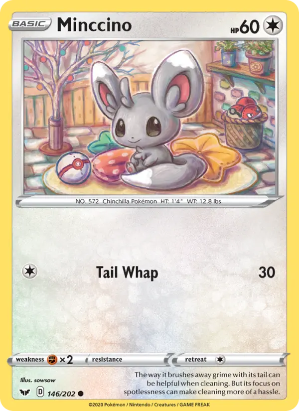 Minccino #146 — Sword & Shield