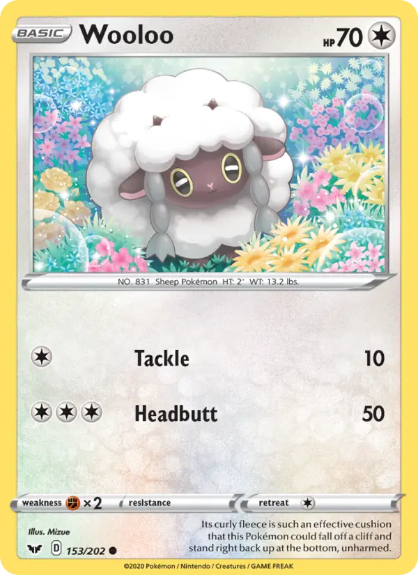 Wooloo #153 — Sword & Shield