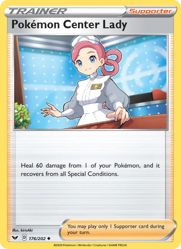 Pokémon Center Lady #176 — Sword & Shield