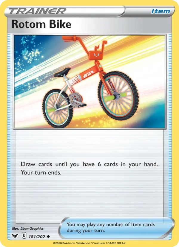 Rotom Bike #181 — Sword & Shield