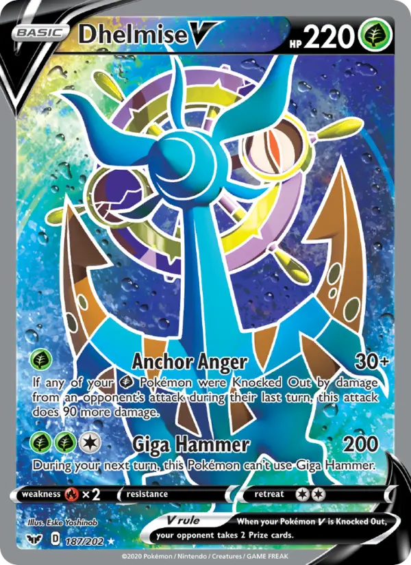 Dhelmise V #187 — Sword & Shield