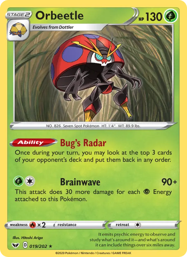 Orbeetle #19 — Sword & Shield