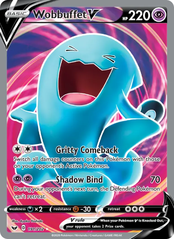 Wobbuffet V #191 — Sword & Shield