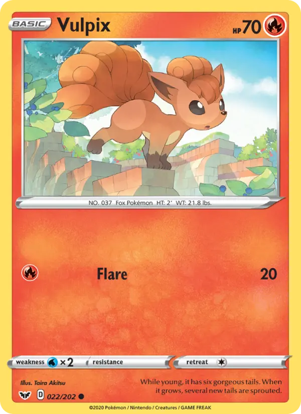 Vulpix #22 — Sword & Shield
