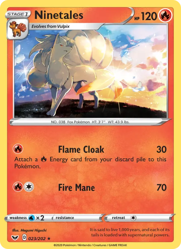 Ninetales #23 — Sword & Shield
