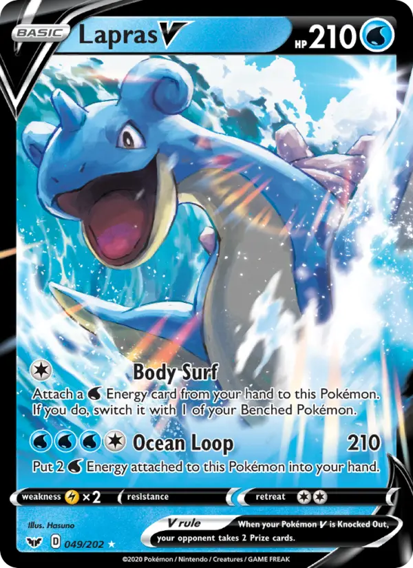 Lapras V #49 — Sword & Shield