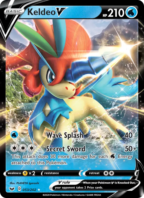 Keldeo V #53 — Sword & Shield