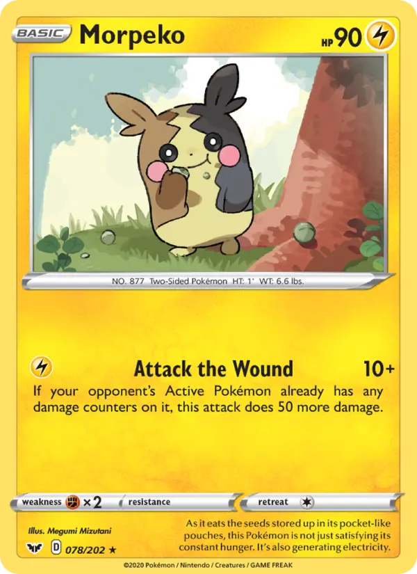 Morpeko #78 — Sword & Shield