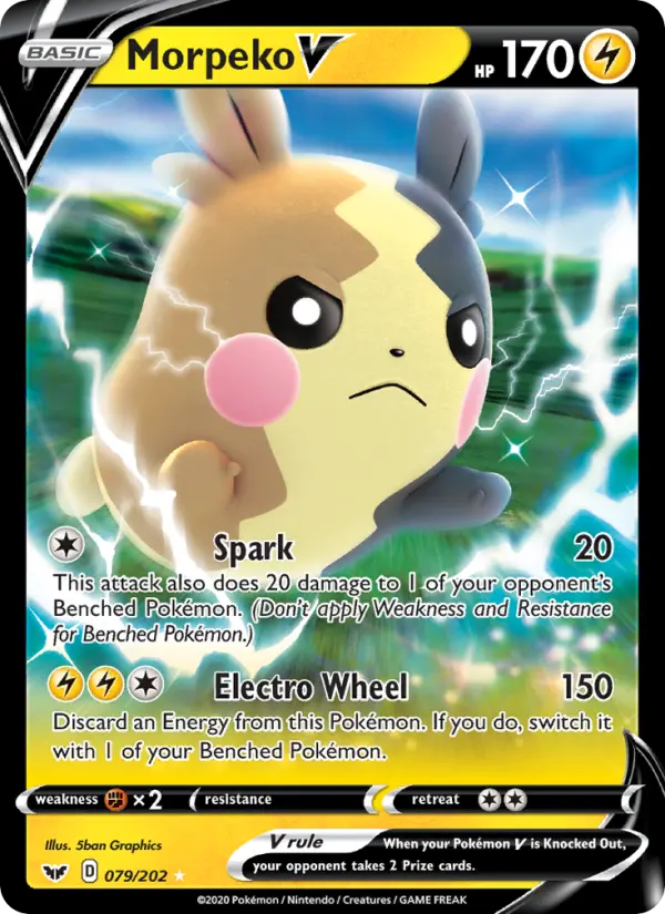 Morpeko V #79 — Sword & Shield
