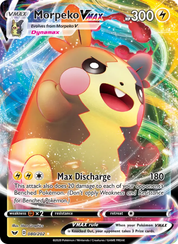 Morpeko VMAX #80 — Sword & Shield