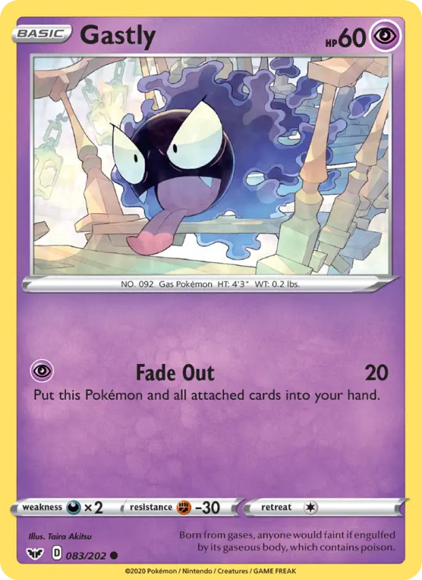 Gastly #83 — Sword & Shield