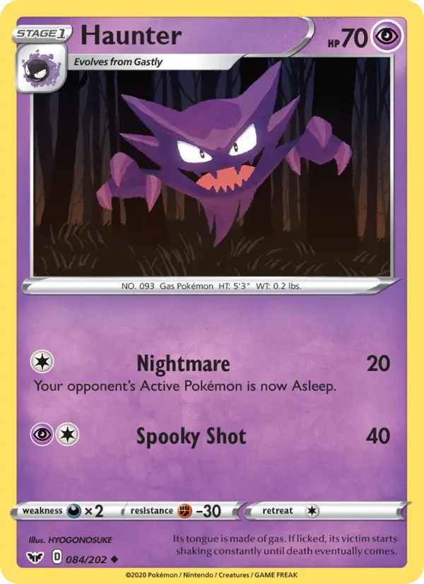 Haunter #84 — Sword & Shield