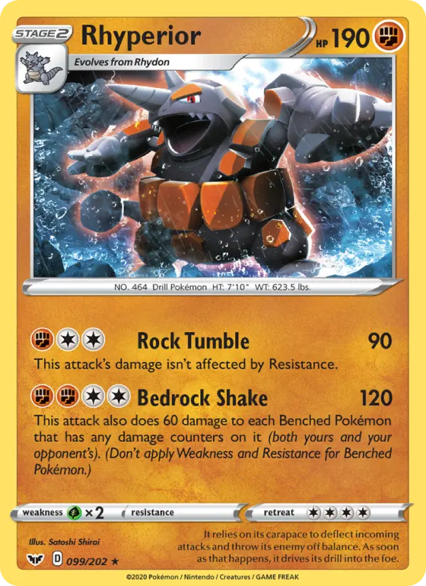 Rhyperior #99 — Sword & Shield