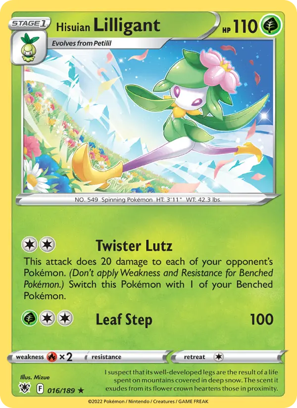 Hisuian Lilligant #016 — Astral Radiance