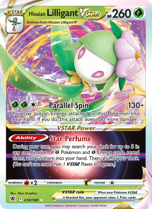 Hisuian Lilligant VSTAR #018 — Astral Radiance