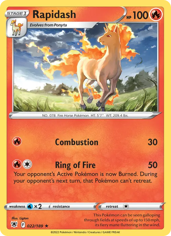 Rapidash #022 — Astral Radiance