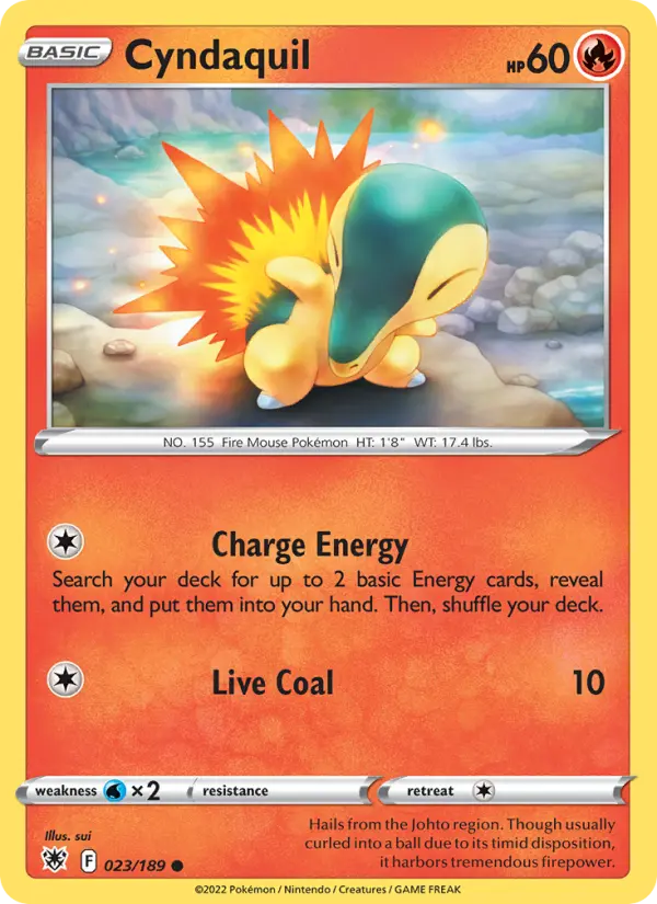 Cyndaquil #023 — Astral Radiance