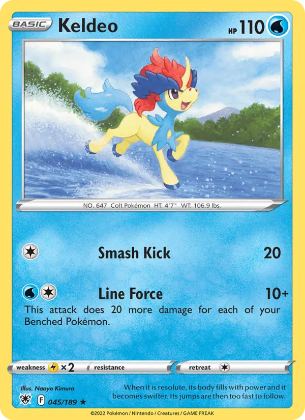 Keldeo #045 — Astral Radiance