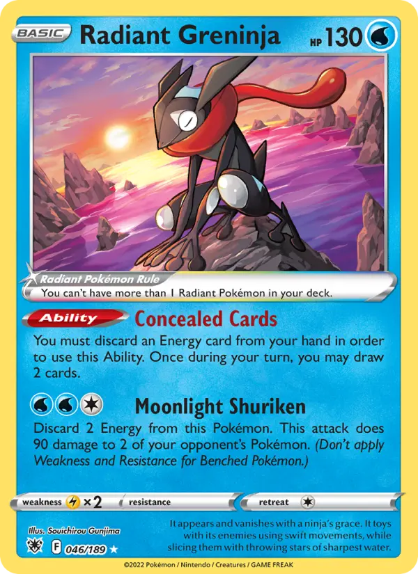 Radiant Greninja #046 — Astral Radiance