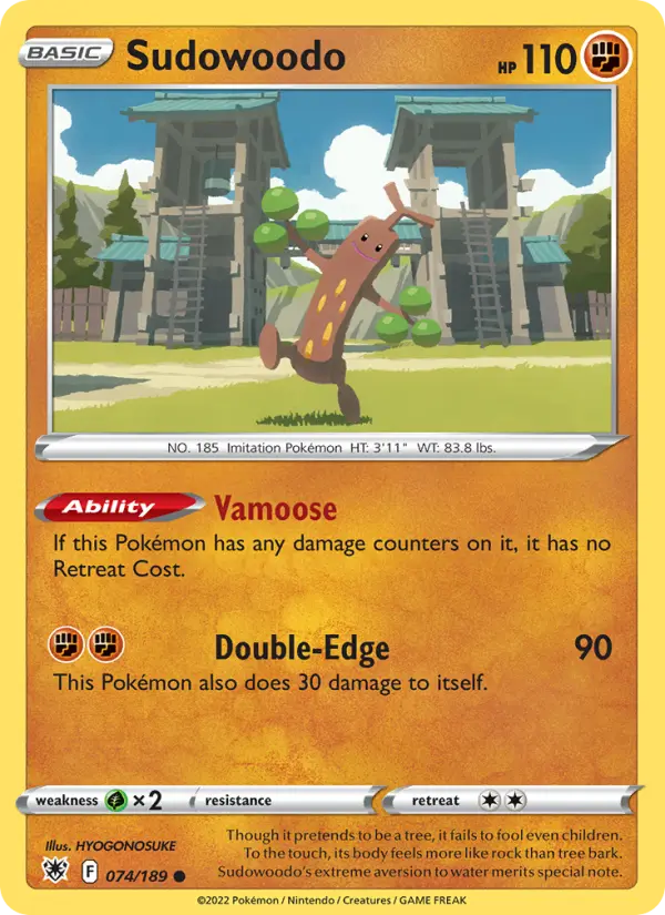 Sudowoodo #074 — Astral Radiance