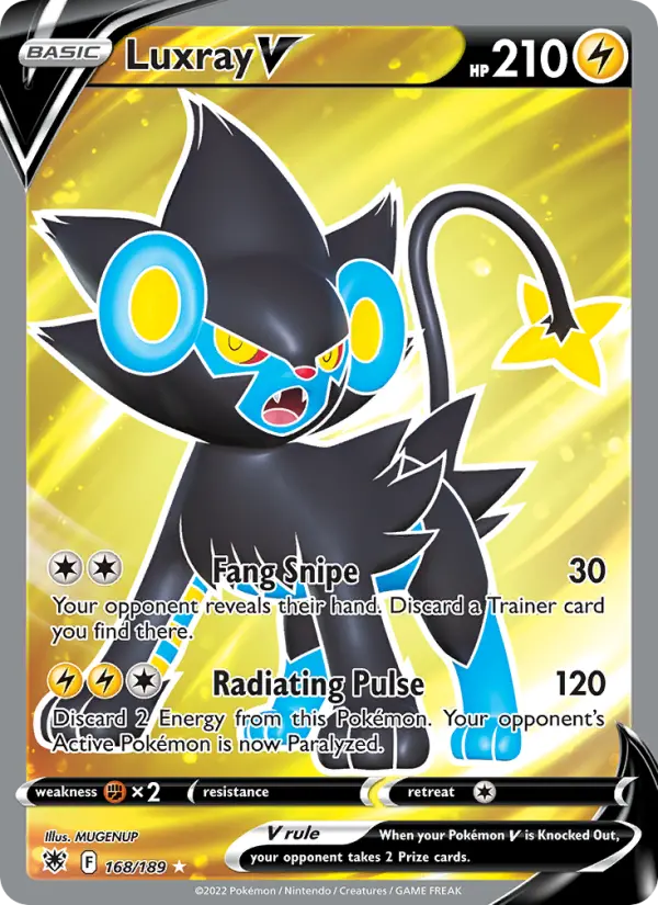 Luxray V #168 — Astral Radiance