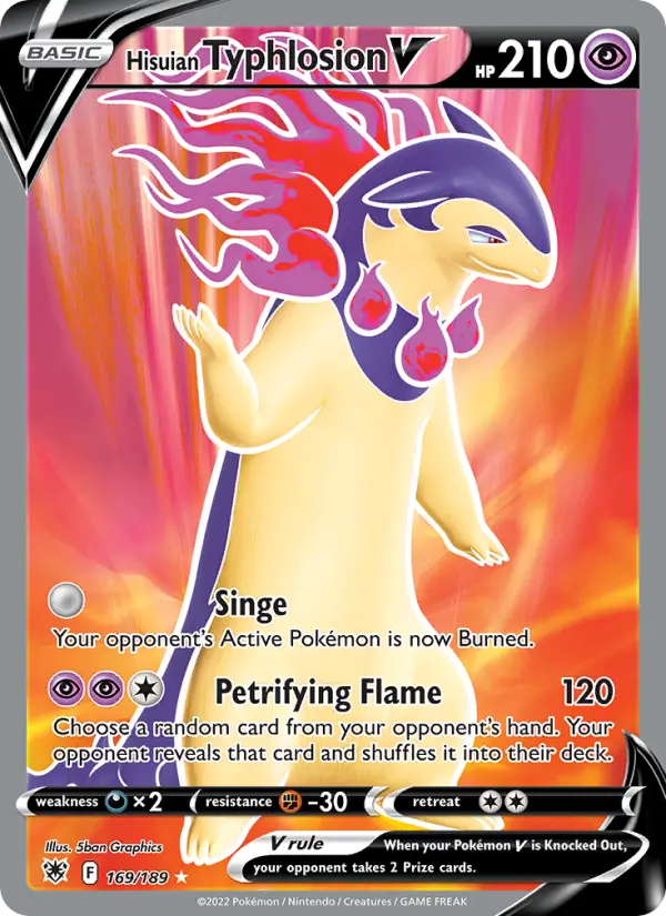 Hisuian Typhlosion V #169 — Astral Radiance