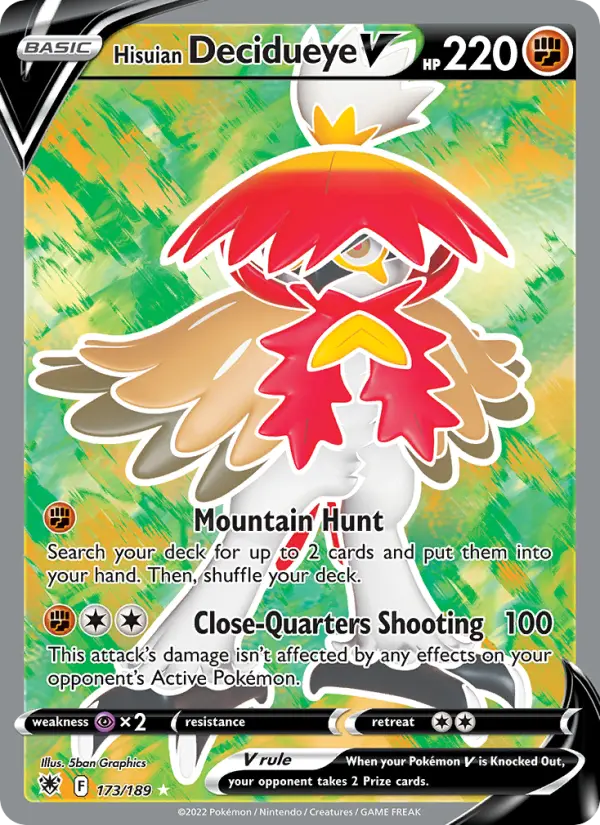 Hisuian Decidueye V #173 — Astral Radiance