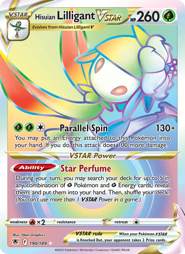 Hisuian Lilligant VSTAR #190 — Astral Radiance