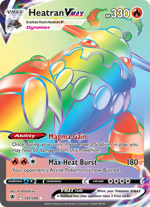 Heatran VMAX #191 — Astral Radiance