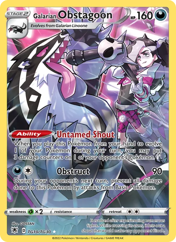 Galarian Obstagoon #TG10 — Astral Radiance